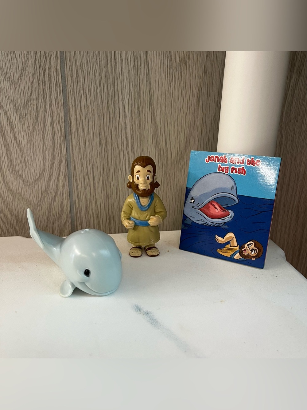 Jonah and the Big Fish Tales of Glory 2 Piece Set Old Testament Figure Whale